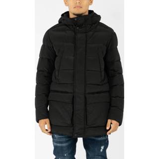 👉 Downjacket XL male zwart Down Jacket Parka In Ripstop Fabric