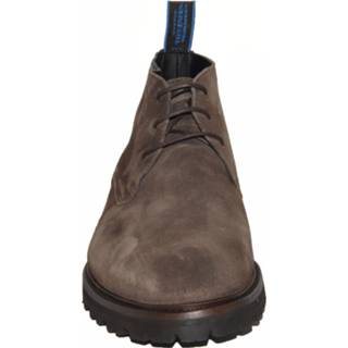 👉 Veterboots taupe male herenschoenen rubber Floris van Bommel Artikelnummer 20077 minimalistische veterboot suéde (04)