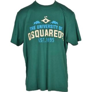 👉 Print T-shirt m male groen The University