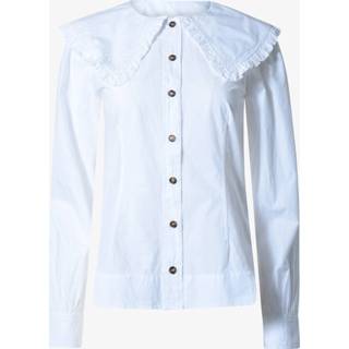 👉 Katoen vrouwen wit Ganni F5500