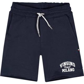 👉 Katoen male blauw Vingino Basic shorts 8719901748127