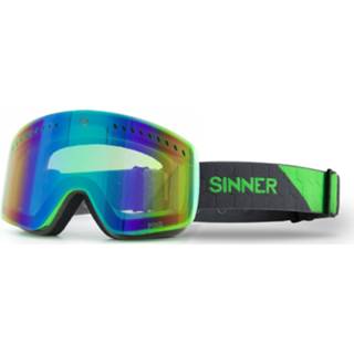 👉 Skibril groen groene active PINE - FRAME + SPIEGELLENS kopen? | SINNER 8715999139083