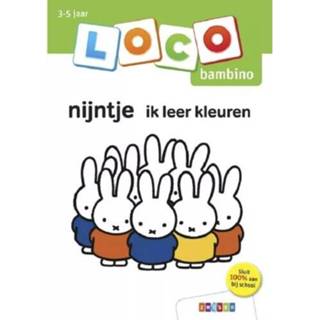 👉 Nijnte leer active Uitgeverij zwijsen loco bambino nijntje - ik kleuren 9789048740901