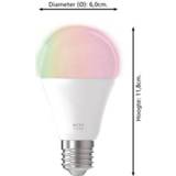 👉 RVS classic f alexa afstandsbediening EGLO Connect-Z Zigbee LED Lamp E27 9 Watt 806Lm Wit+RGB 9002759122539