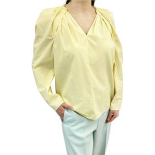 👉 Vrouwen geel Bluse 1639787487934