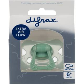 👉 Speen groen cotton candy olijfgroen Difrax Naturel Fopspeen Olive 6+ Mnd 8711736550043