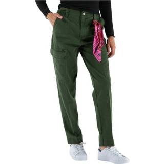 👉 L vrouwen groen Pantalone Cargo 1639752111581