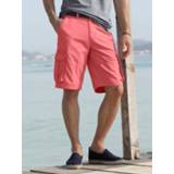 👉 Katoen effen mannen aangename touch rood Cargobermuda BABISTA Zalm 4055707407955