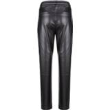 👉 Broek zwart kunstvezels effen vrouwen met bindbandje Alba Moda 4055707225429