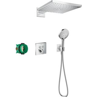 👉 Chroom Hansgrohe Raindance E complete set inbouwset 300 1jet met ShowerSelect Square, 4059625341179