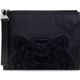 👉 Clutch onesize vrouwen zwart Logo-embroidered 3603679868109