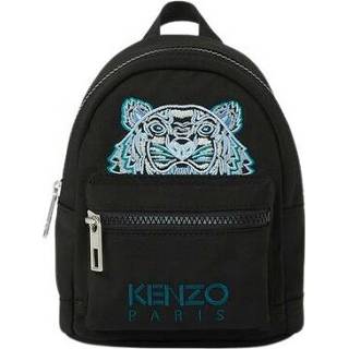 👉 Canvas onesize vrouwen zwart Mini Mochila Kampus Tiger