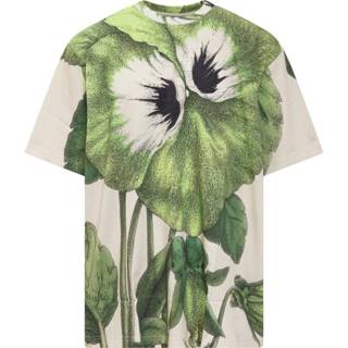 👉 Shirt l male groen 'Pansy' Oversize T-shirt