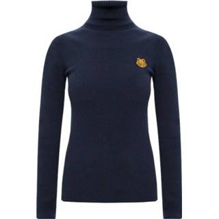 👉 L vrouwen blauw Turtleneck