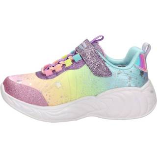 👉 Lage sneakers meisjes multi textiel Skechers Unicorn dreams 8720251346307 872025134639