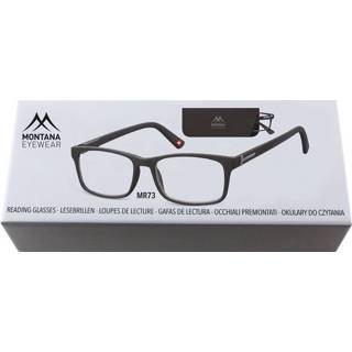 👉 Montana leesbril MR73 unisex rechthoekig zwart sterkte +1.00