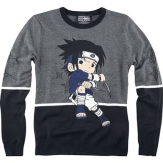 👉 Gebreide trui zwart unisex kerstmis kinderen Naruto - Kids Sasuke 3664794238659