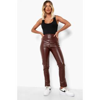 👉 Matte Nepleren Stretch Leggings, Chocolate