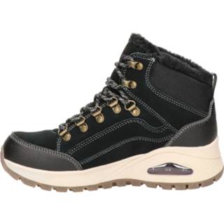 👉 Veterboots kunstleder vrouwen zwart Skechers Uno Rugged 8720251341272 872025134127
