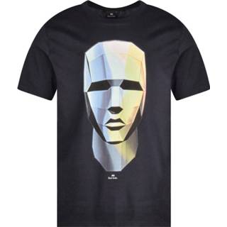 👉 Print T-shirt XL male blauw Head