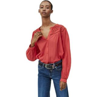 👉 XL vrouwen rood Blusa Bordados Carina