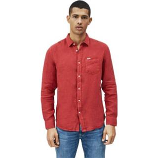 👉 M male rood Camisa Lino Parker 1639355805498