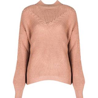 👉 L vrouwen roze Sweter Leyre