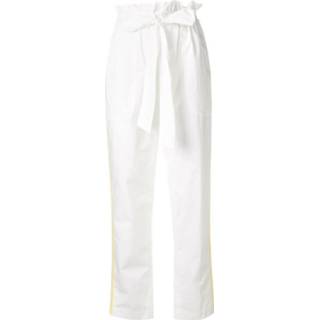 👉 Vrouwen wit Pantalone In Popeline 1G142Z