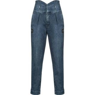 👉 Bustier W27 W31 vrouwen blauw Specchio Comfort Denim Trousers