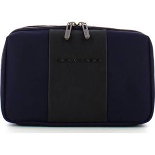 👉 Onesize male blauw Pochette Porta Cavi Brief 2 in tessuto riciclato