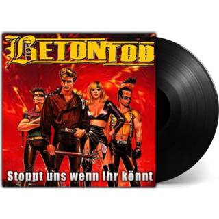 👉 Zwart unisex Betontod - Stoppt uns wenn ihr könnt LP 4251777702529