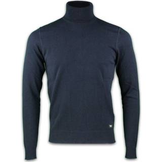 👉 XL male blauw Pull à Col Montant