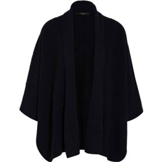 👉 Onesize vrouwen zwart Cashmere Cape