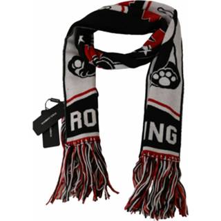 👉 Onesize male rood Fringe Wrap Scarf