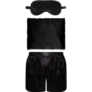 👉 Pyjama XL male zwart Pillow, blindfold and bottoms