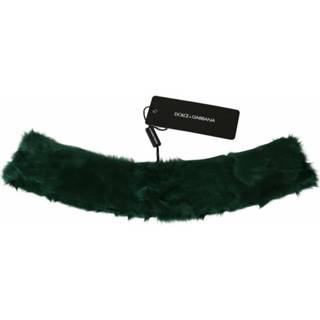 👉 Onesize vrouwen groen Fur Neck Collar Wrap Lambskin Scarf 8058349996074