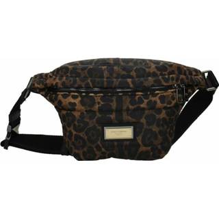 👉 Riem onesize male zwart Leopard-print Belt Bag