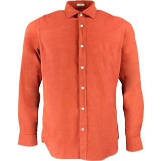 👉 Velours XL male oranje Chemise Aspect Cuivre Sammypat Homme