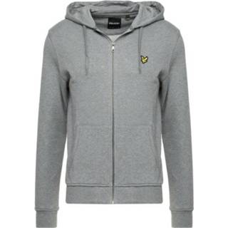 👉 Hoodie m male grijs Zip Through