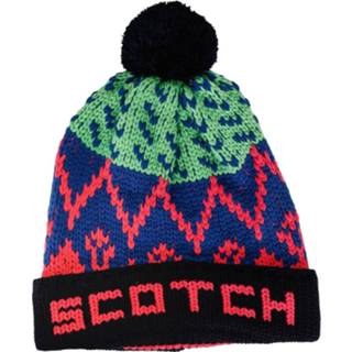 👉 Beanie onesize male blauw Pom