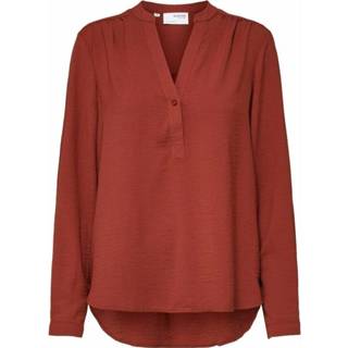 👉 Blous vrouwen rood Blouse Mivia