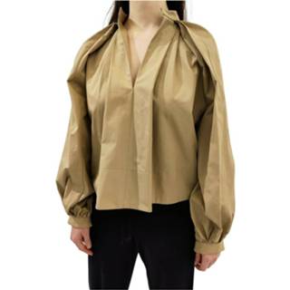 👉 Vrouwen beige Top 1638684990011