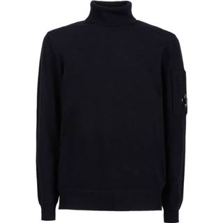 👉 Vrouwen zwart Merino Wool Roll Neck Knit