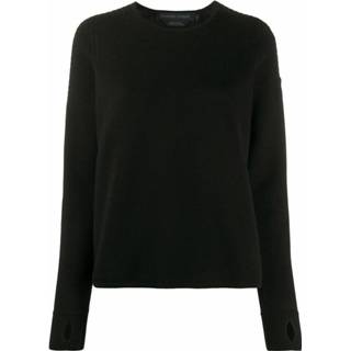 👉 Sweater l vrouwen zwart Logo Patch 1638533152027