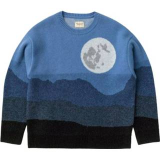 👉 Sweater l vrouwen blauw Lena Moon