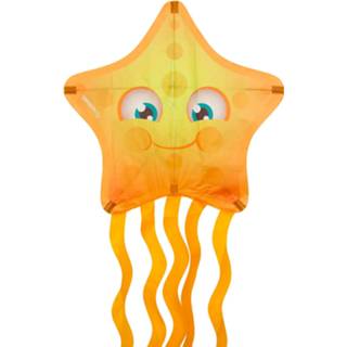 👉 Zeedier geel One Size polyamide Dragon Fly eenlijnsvlieger Zeedieren junior 8716404329303