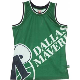 👉 Tanktop XL male groen Basketball NBA big face blown out