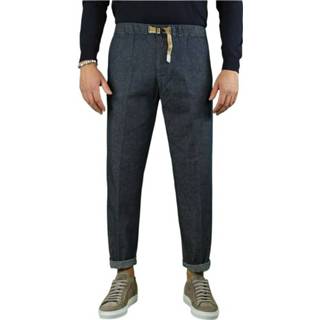 👉 Male blauw Cotton Pants