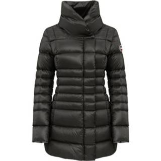 👉 Downjacket vrouwen zwart Long Down Jacket With High Collar