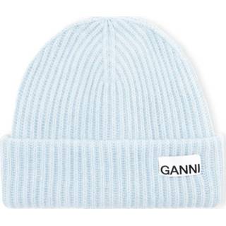 👉 Beanie recycled onesize vrouwen blauw Wool 5714667194686